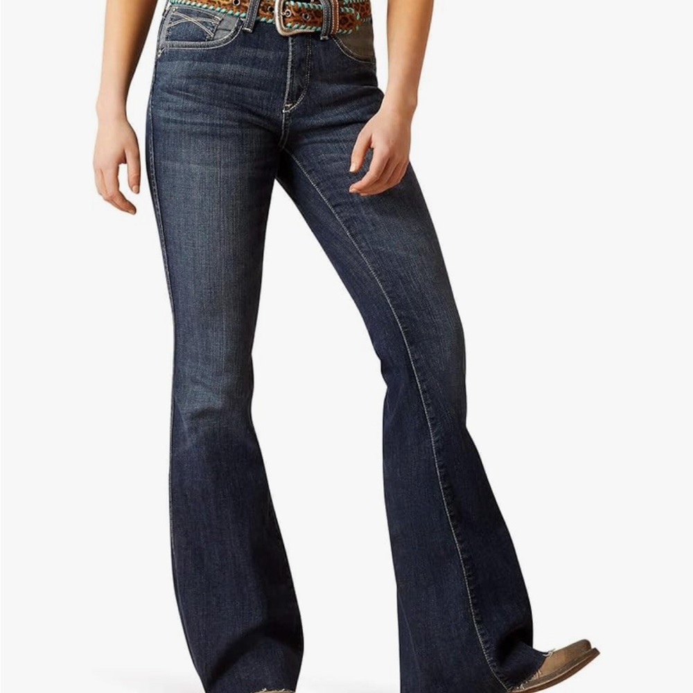 Women's Blue Flared Jeans
